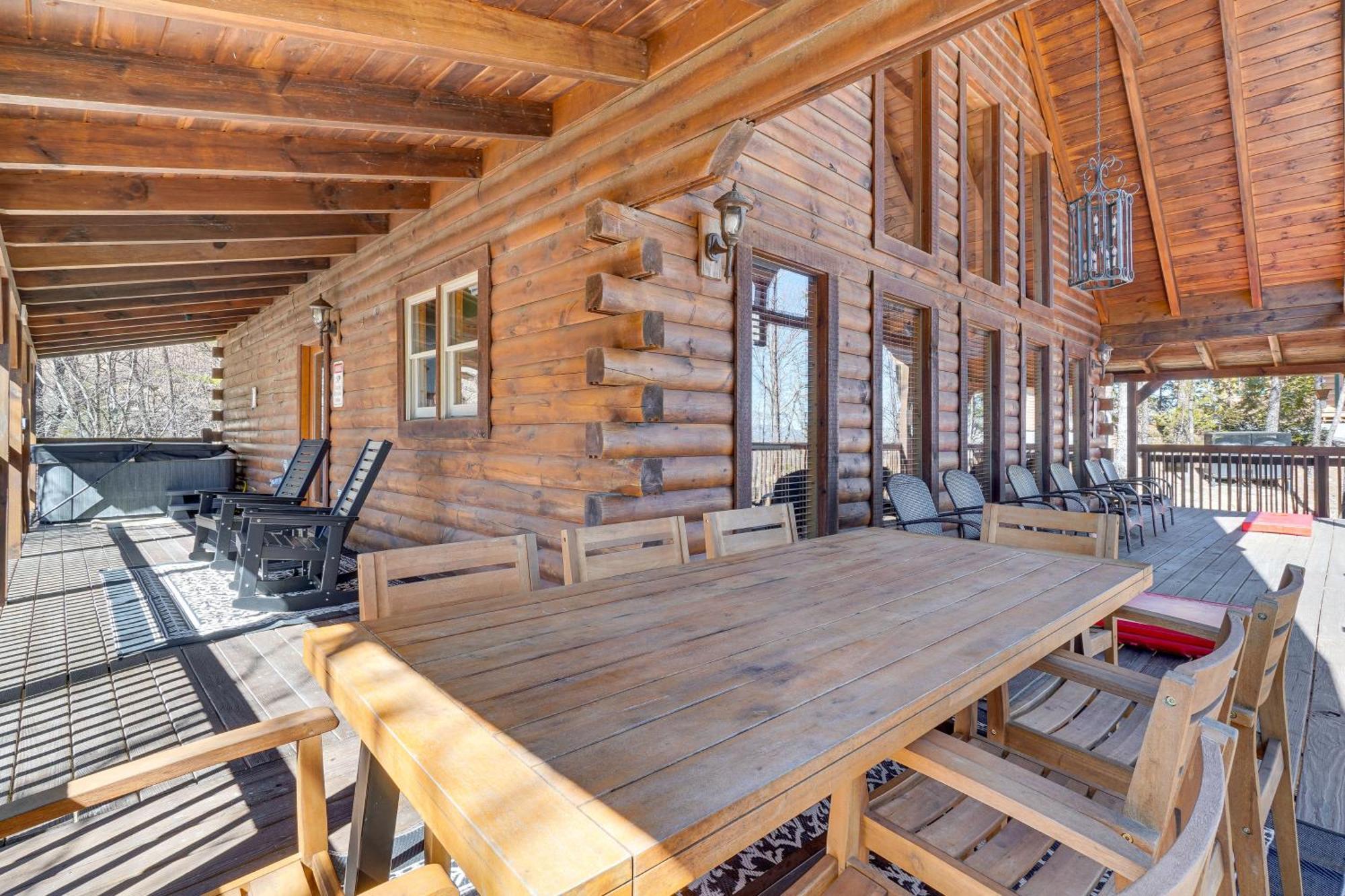 Sevierville Cabin With Deck Minutes To Pigeon Forge 외부 사진